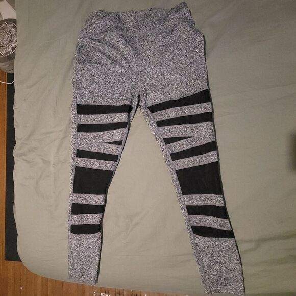 New POP Fit mesh insert bandage leggings heathered gray - Picture 7 of 10